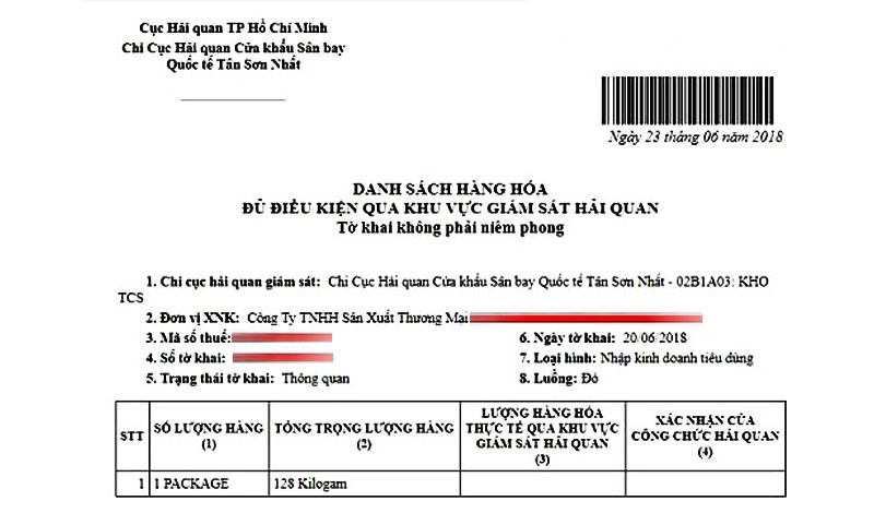 Mã Vạch Hải Quan Là Gì? Cách In Mã Vạch Tờ Khai Hải Quan