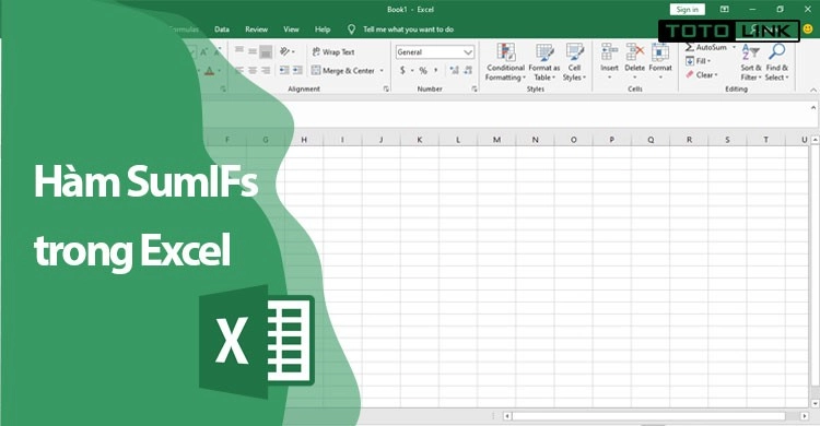 Cách sử dụng hàm sumif trong excel