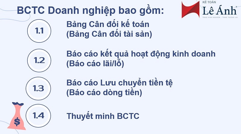 BCTC bao gồm