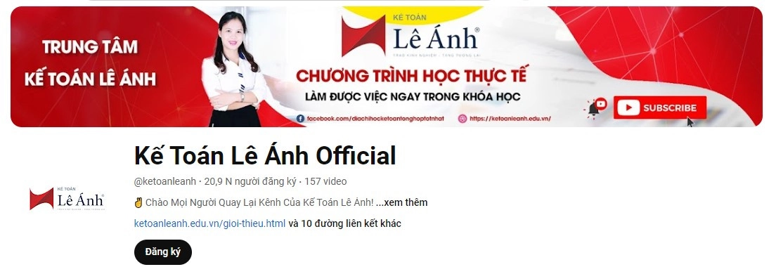 khóa học kế toán online miễn phí tại Lê Ánh