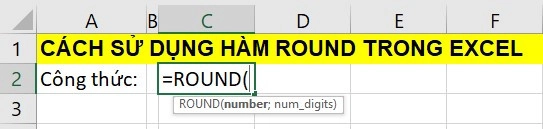 Công thức hàm ROUND trong Excel