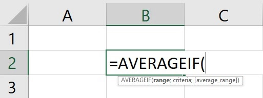 Hàm AVERAGEIF trong Excel