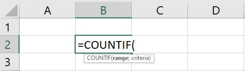 Cách sử dụng hàm Countif trong Excel