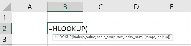 Hàm Hlookup trong Excel