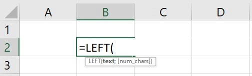 Hàm Left trong Excel