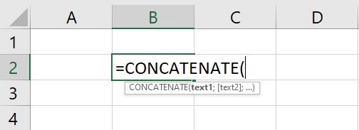 Hàm nối chuỗi trong Excel