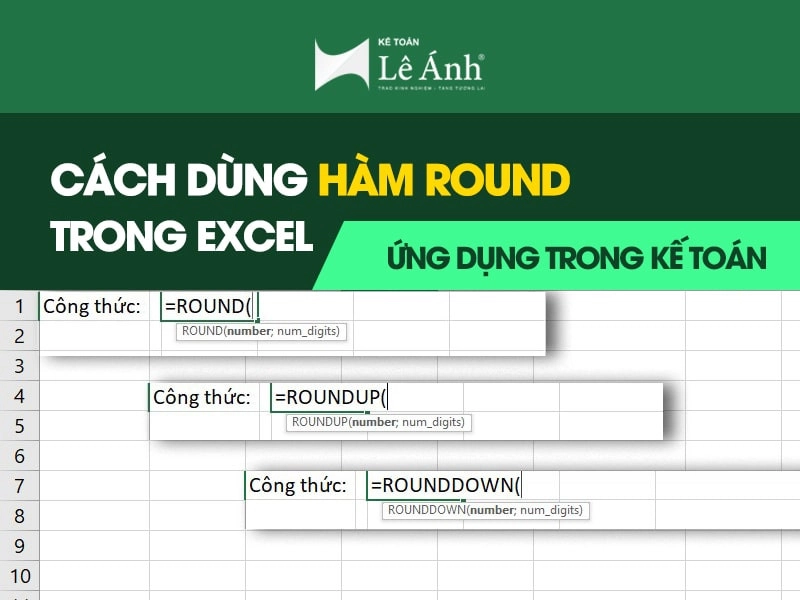 Hàm ROUND trong Excel