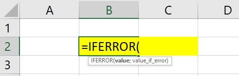 Hàm IFERROR Excel