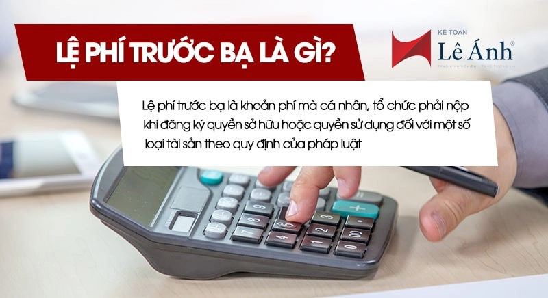 Lệ phí trước bạ là gì?