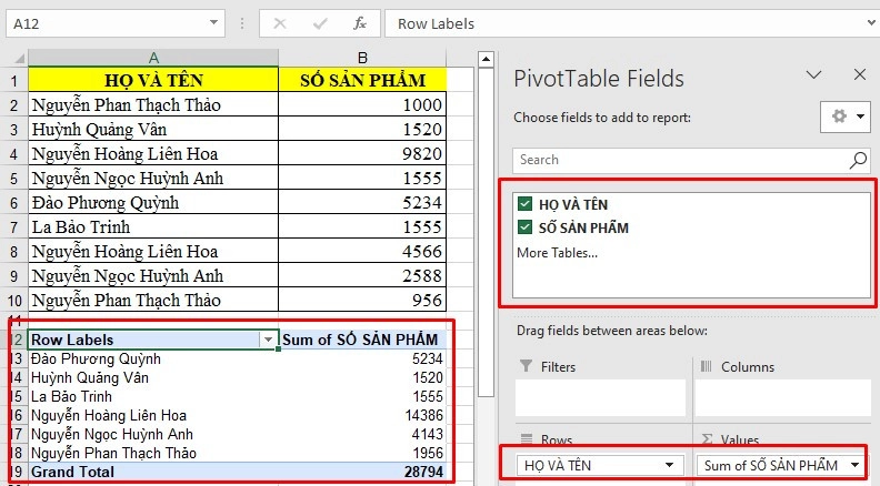 Tự học Excel cơ bản - chuyên sâu