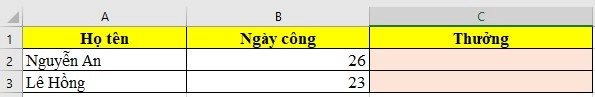 Bài tập hàm IF