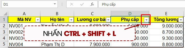 Thủ thuật Excel cho kế toán