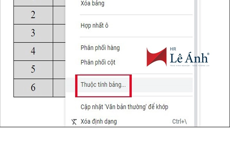 Cách tạo bảng trong word excel