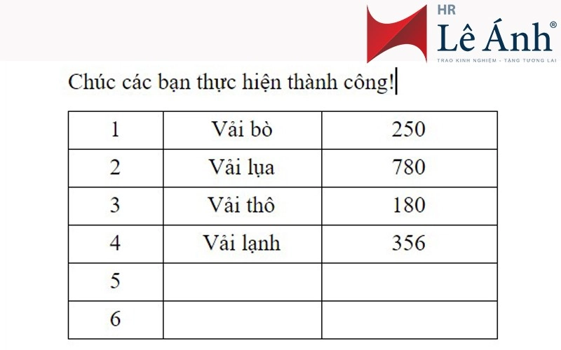 Cách tạo bảng trong word excel