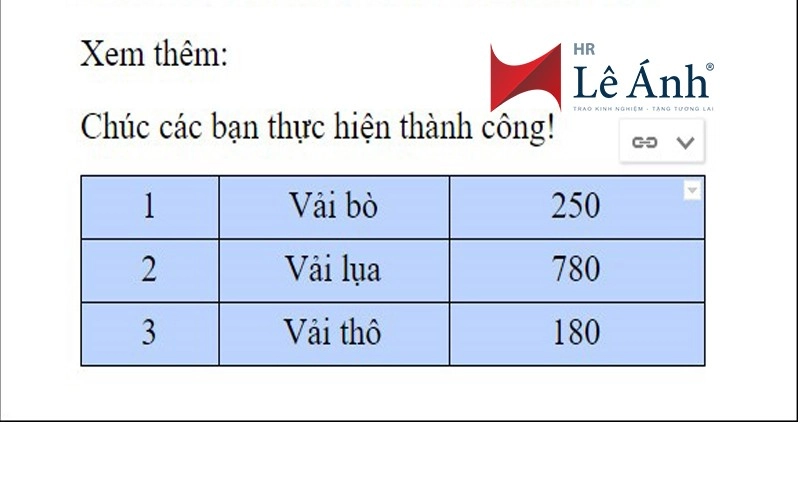 Cách tạo bảng trong word excel