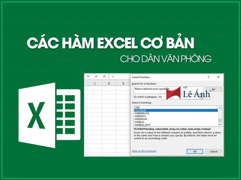 Các hàm Excel cơ bản