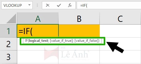 Công thức hàm IF trong Excel