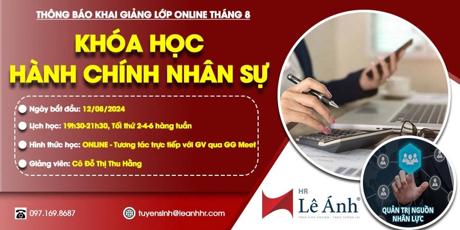 Khóa Học Hành Chính Nhân Sự Online - Giải Pháp Linh Hoạt Cho Người Bận Rộn