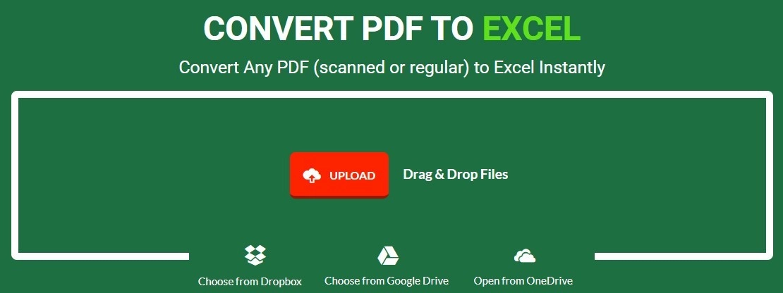 cách Chuyển PDF sang Excel