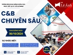 Khóa Học C&B Chuyên Sâu TP Hồ Chí Minh Mã Lớp B016C Khai Giảng 06/10/2024