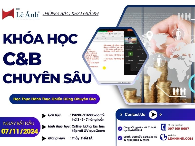 thông tin lớp học c&b chuyên sâu k17