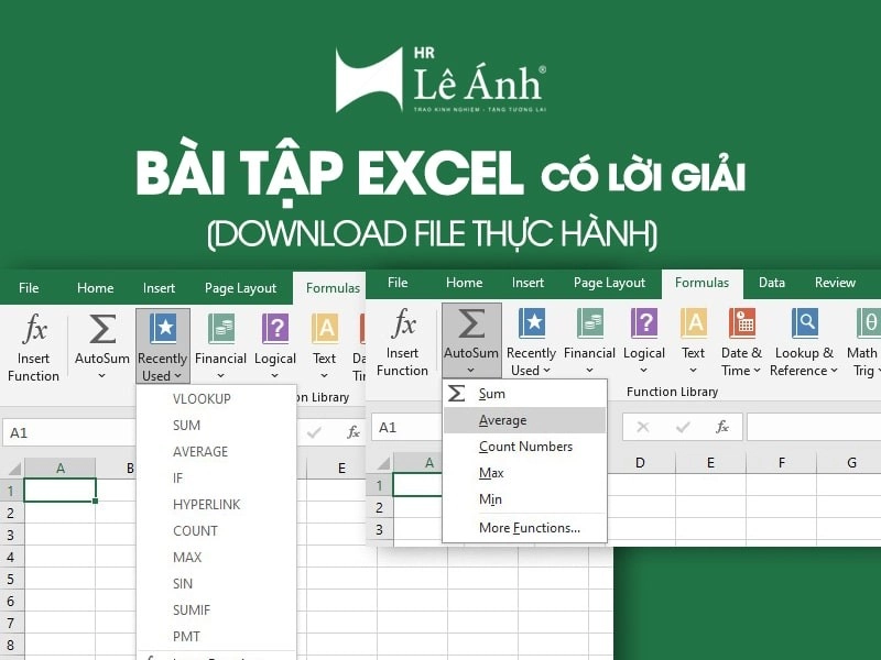 Bài tập Excel