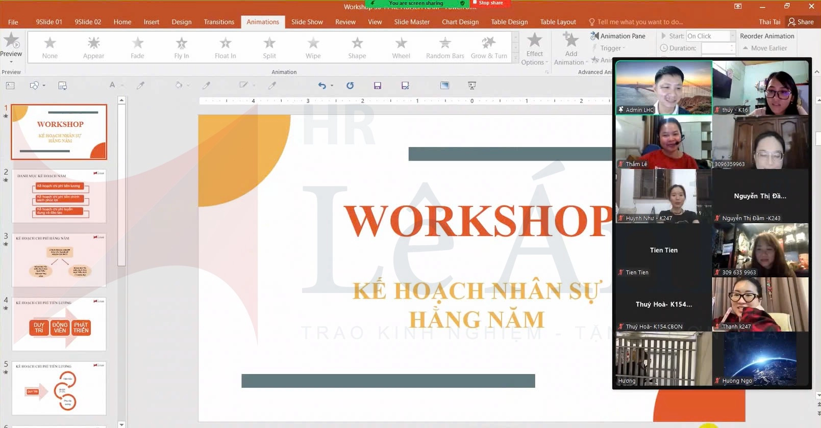 Hình Ảnh Buổi Workshop HR