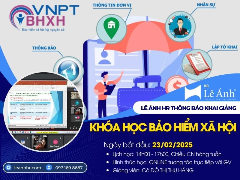 Khóa Học Bảo Hiểm Xã Hội Online Mã Lớp C104BH Khai Giảng Ngày 27/10/2024