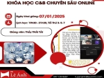 Khóa Học C&B Chuyên Sâu Online Mã Lớp C018C Khai Giảng Ngày 07/01/2025