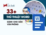 Thủ thuật Word dành cho dân văn phòng