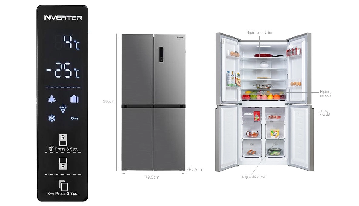 Tủ lạnh Sharp có tốt không? So sánh với Samsung, Panasonic