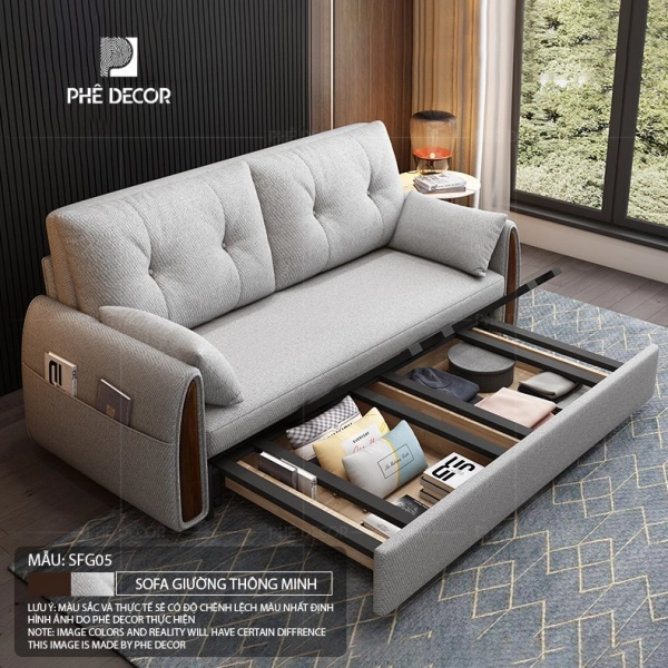 Các sản phẩm sofa bed thông minh tối ưu công năng cho căn hộ nhỏ