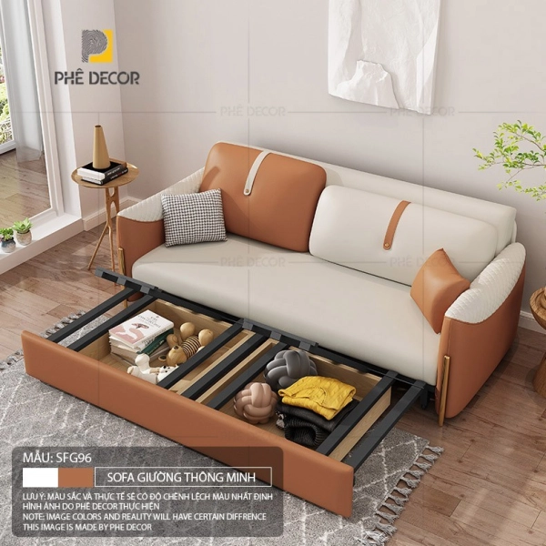 Sofa giường thông minh dành riêng cho những căn hộ diện tích nhỏ