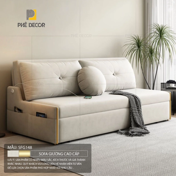 Ghế sofa giường cho phòng ngủ nhỏ