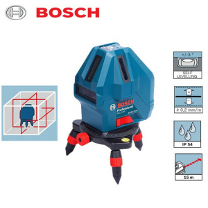 Máy cân mực Laser 5 tia đỏ BOSCH GLL 5-50X (5X50M)/0601063N80