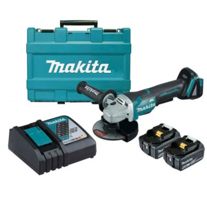 Máy mài góc MAKITA - DGA408RTJ1 (100MM-18V*2 5.0Ah)