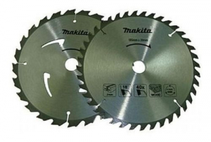 Lưỡi cưa gỗ hợp kim MAKITA (2 Cái/Bộ) (185MMX20MMX24T/40T) / D-19043