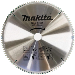 Lưỡi cưa đa góc MAKITA (305X25.4X100T)/Gỗ/MDF/Nhôm/PVC / D-63585