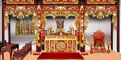 Tổng hợp 4 mẫu bàn thờ gỗ đẹp nhất tại Hà Nội