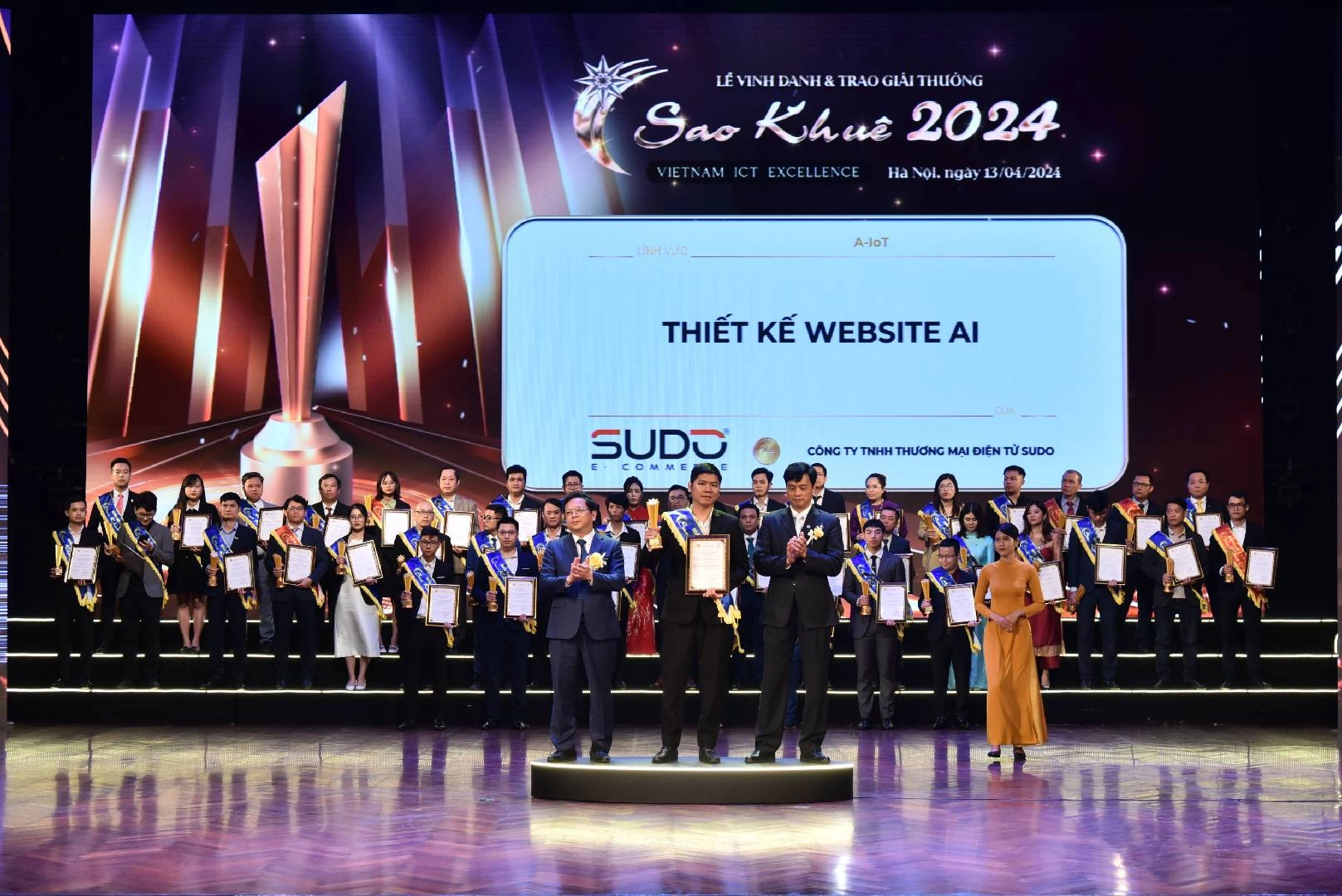 Sudo giành giải thưởng Sao Khuê 2024