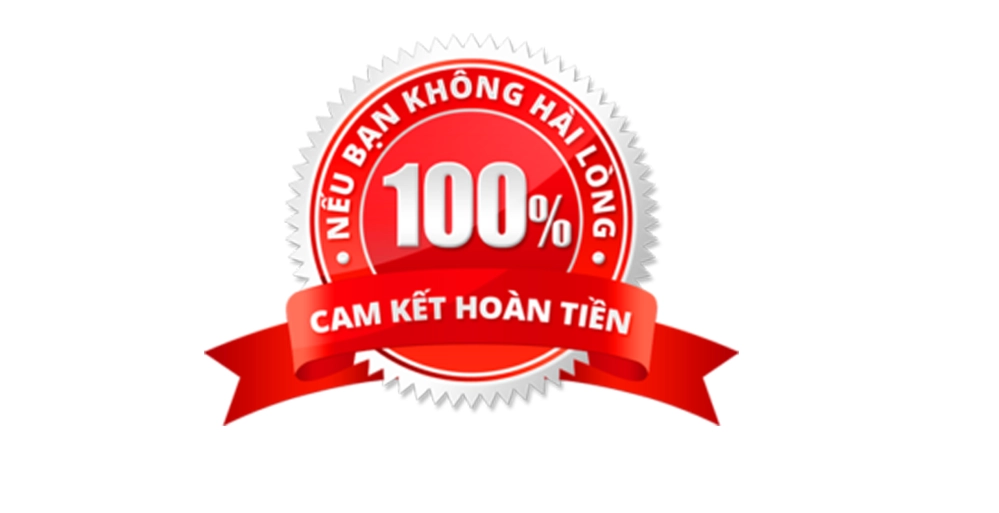 Cam kết hoàn tiền 100% trong 30 ngày không lý do