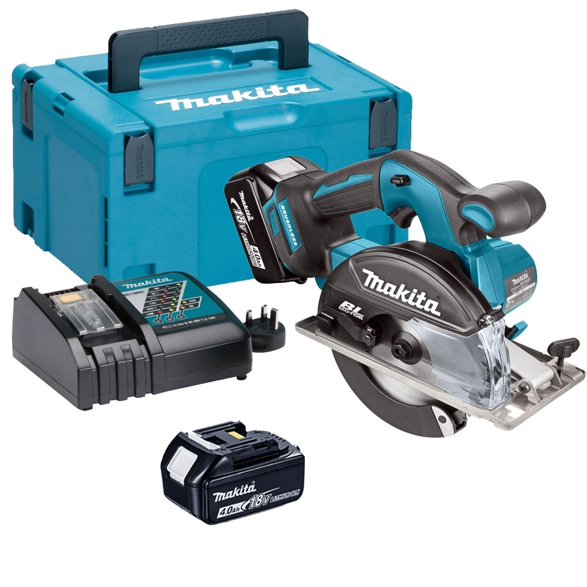 Máy Cắt Dùng Pin Makita Dcs551Rmj 18V/4Ah