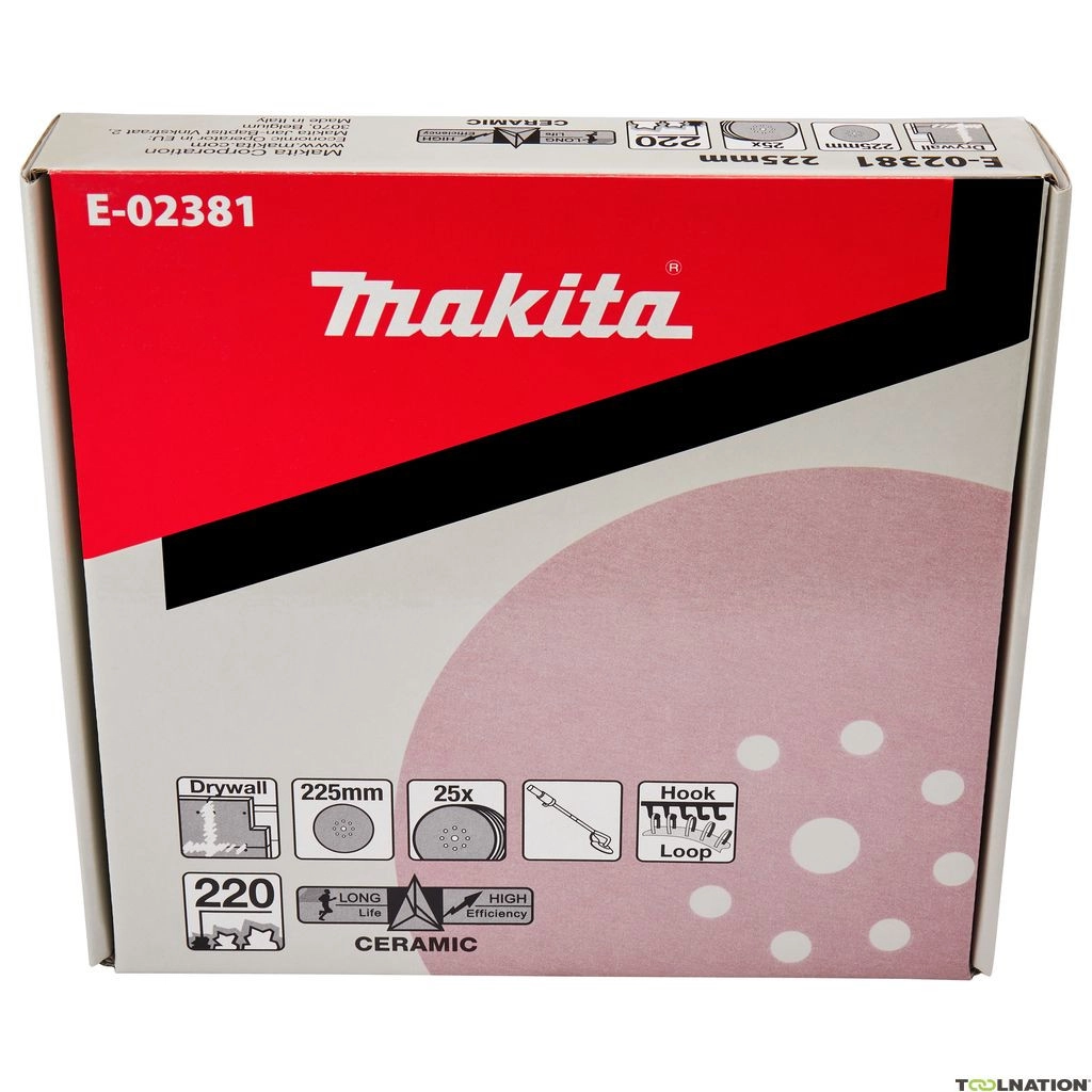 Đĩa nhám dsl800 Makita E-02381 220x225mm (25 cái)