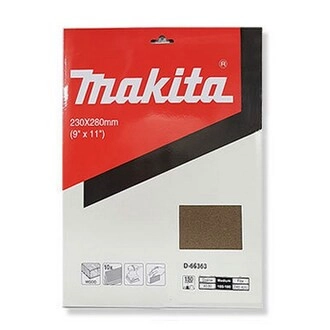 Giấy chà nhám cho gỗ Makita D-66379 230x280mm 10 cái/bộ(cỡ hạt 180)