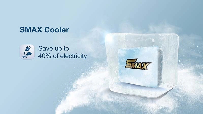 The Smax cooling: Save up to 40% of electricity consumption