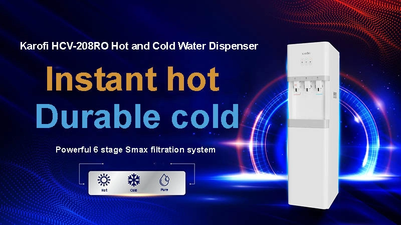 the Karofi HCV208RO Hot and Cold Water Dispenser