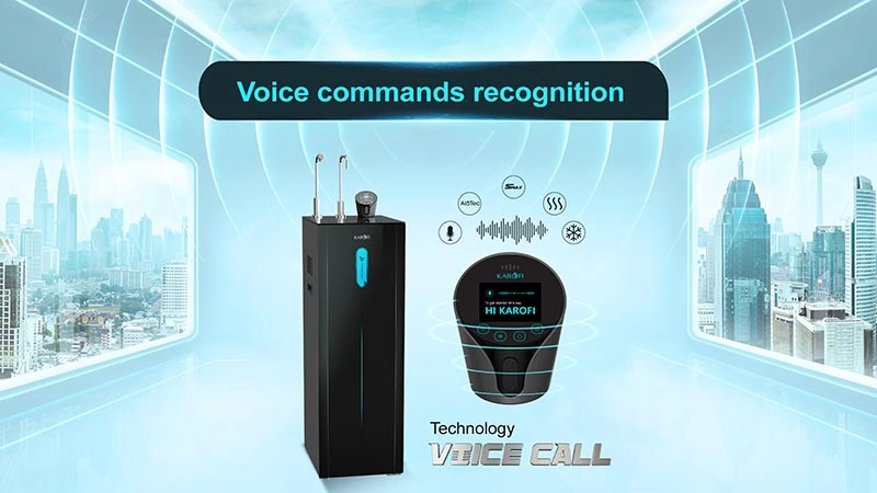 VoiceCall technology - Choose 8 voice water functions
