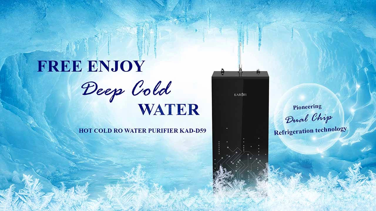 Double-Chip cooling technology - Freely enjoy deeply cold water