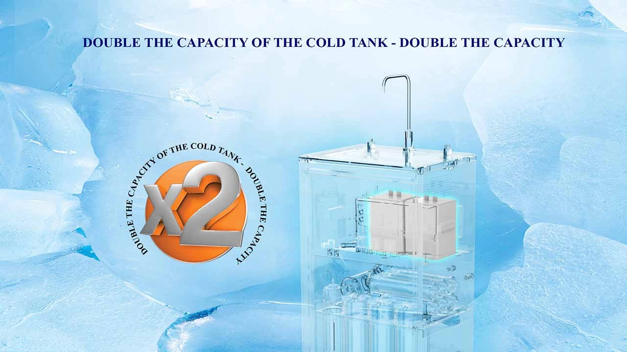 Double the capacity of the cold tank