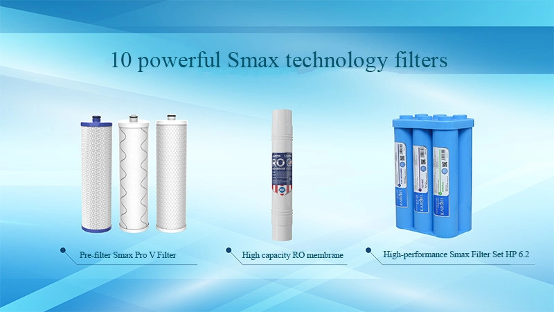 Powerful 10-stage filter with Smax pro technology